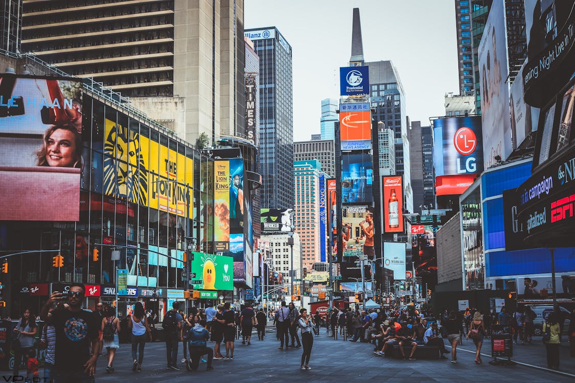 Times Square — the Crossroads of the World in a shape of a bowtie