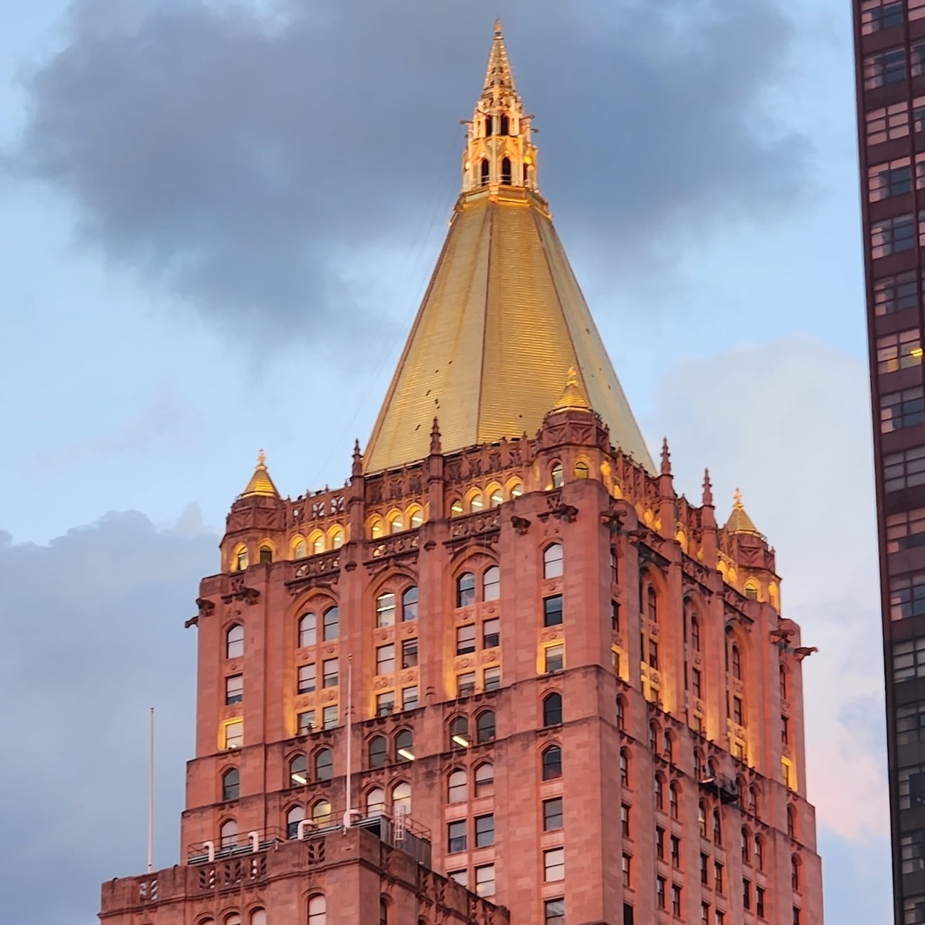 New York Life —  a skyscraper with a golden crown